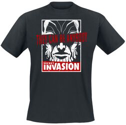 They can be anybody, Secret invasion, Camiseta
