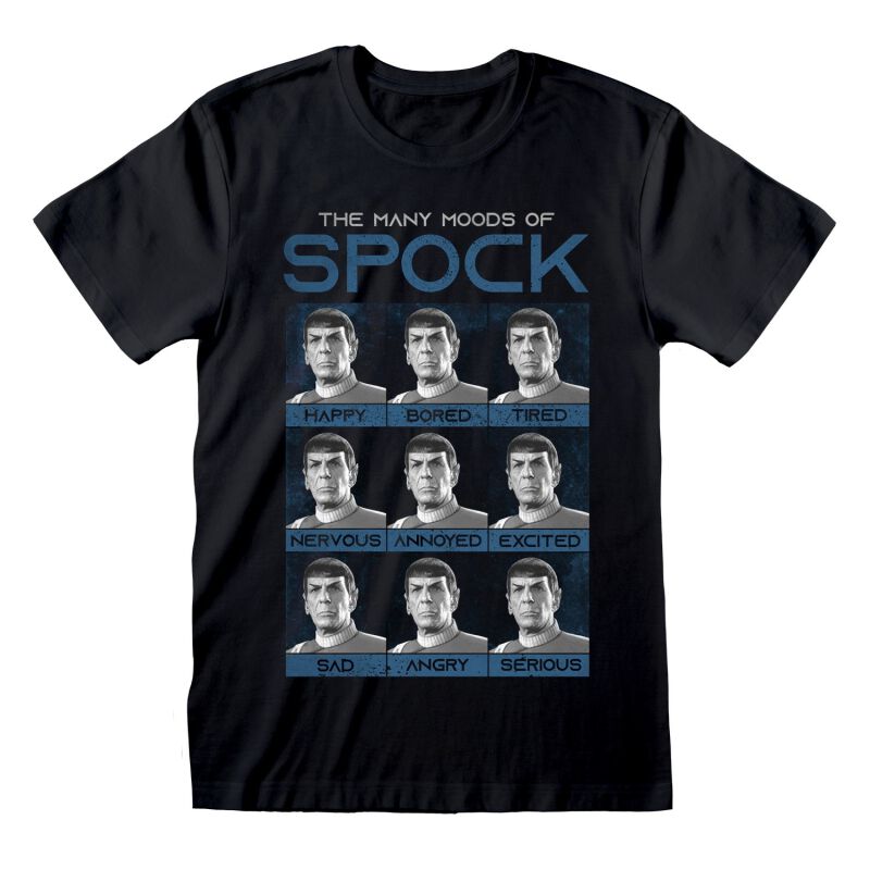 Many moods of Spock Star Trek Camiseta EMP