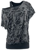 Slashed Double Layer, Gothicana by EMP, Camiseta