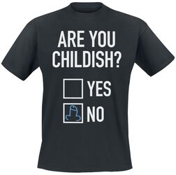 Are you childish, Slogans, Camiseta