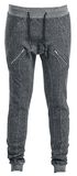 Ladies Zipped Melange Sweatpants, Urban Classics, Pantalones de deporte