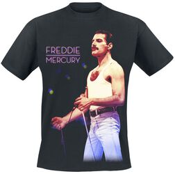 Freddie Mercury - Mic Photo, Queen, Camiseta