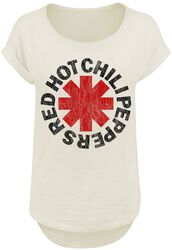Distressed Logo, Red Hot Chili Peppers, Camiseta