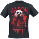 Jason Voorhees - Blood Splatter, Friday the 13th, Camiseta