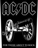 For Those About To Rock, AC/DC, Parche Espalda
