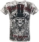Top-Hat Skull Vintage, Rock Rebel by EMP, Camiseta