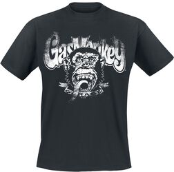 Distressed monkey, Gas Monkey Garage, Camiseta