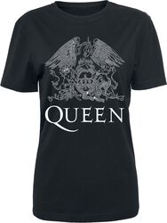 Crest Logo, Queen, Camiseta