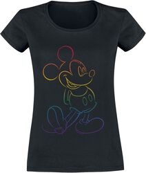 Rainbow Micky, Mickey Mouse, Camiseta