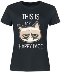 This Is My Happy Face, Grumpy Cat, Camiseta