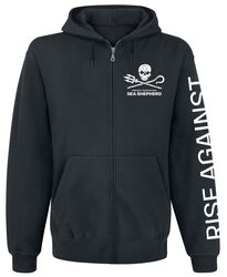 Sea Shepherd Cooperation - Our Precious Time Is Running Out, Rise Against, Sudadera con capucha