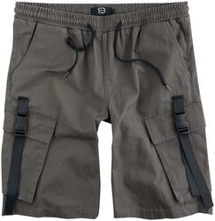 Shorts With Side Pockets and Strap Details, R.E.D. by EMP, Pantalones cortos