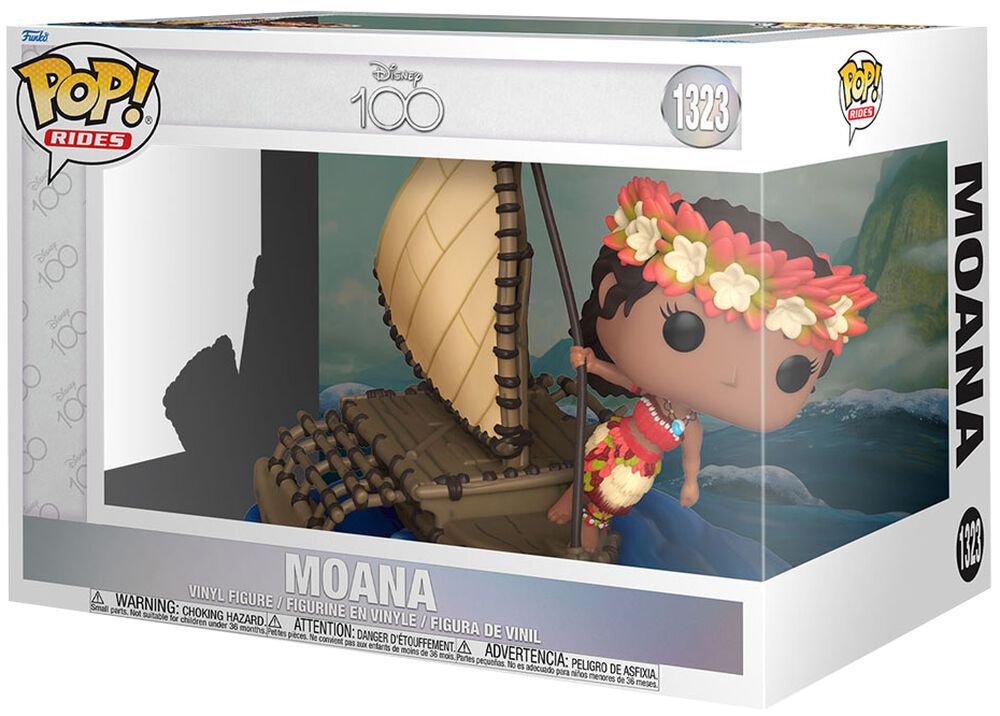 Figura vinilo Disney 100 - Moana (POP! Rides Super Deluxe) 1323, Moana ¡Funko  Pop!