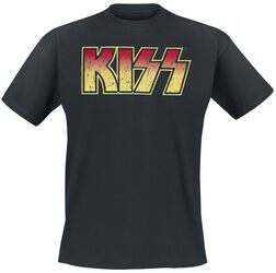 Distressed Logo, Kiss, Camiseta