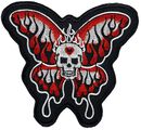 Skull Patch with Butterfly Wings, Queen Of Darkness, Parche