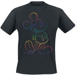 Rainbow Mickey, Mickey Mouse, Camiseta