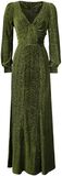 Olive 30s Green Evening Gown Dress, Voodoo Vixen, Vestido largo