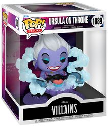 Figura vinilo Ursula on throne (Pop! Deluxe) no. 1089, Disney Villains, ¡Funko Pop!