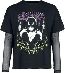 Gothicana X Emily the Strange 2 en 1 camiseta y manga larga, Gothicana by EMP, Camiseta Manga Larga