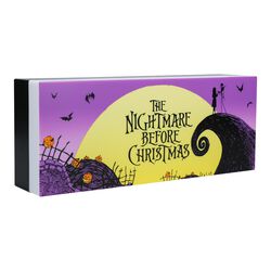 The Nightmare Before Christmas logo, Pesadilla Antes De Navidad, Lámpara