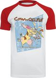Retro, Cow And Chicken, Camiseta