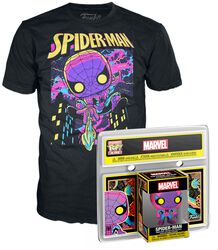 Spider-Man (Blacklight) - Pocket POP! & Kids' Tee, Spider-Man, ¡Funko Pop!