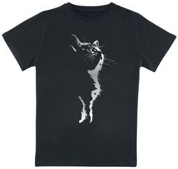 Kids - Cat Silhouette, Tierisch, Camiseta