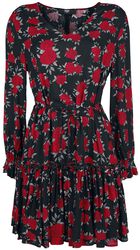 Black/Red Floral All-Over