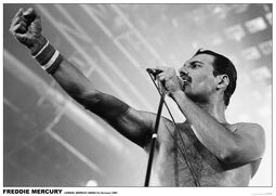 Freddie Mercury - Wembley Arena, London 1984, Queen, Póster