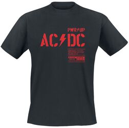 PWR UP, AC/DC, Camiseta