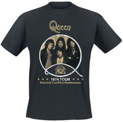 1974 Vintage Tour, Queen, Camiseta
