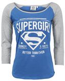 Stronger & Faster, Supergirl, Camiseta Manga Larga