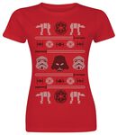 Christmas Imperial Knit, Star Wars, Camiseta