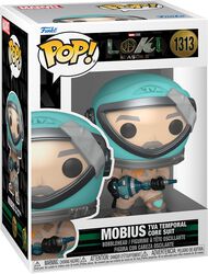 Figura vinilo Season 2 - Mobius TVA temporal core suit no. 1313, Loki, ¡Funko Pop!
