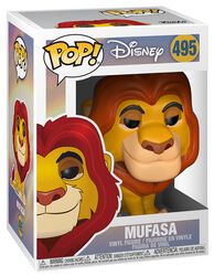 Figura Vinilo Mufasa 495, El Rey León, ¡Funko Pop!