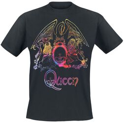 Neon Pattern Crest, Queen, Camiseta