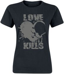 Love kills, Camiseta divertida, Camiseta