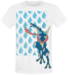 Greninja -  Water Drop, Pokémon, Camiseta