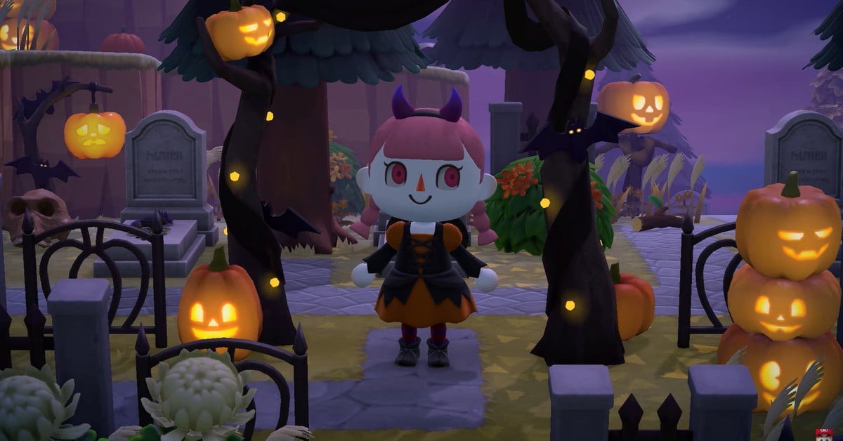 animal crossing halloween