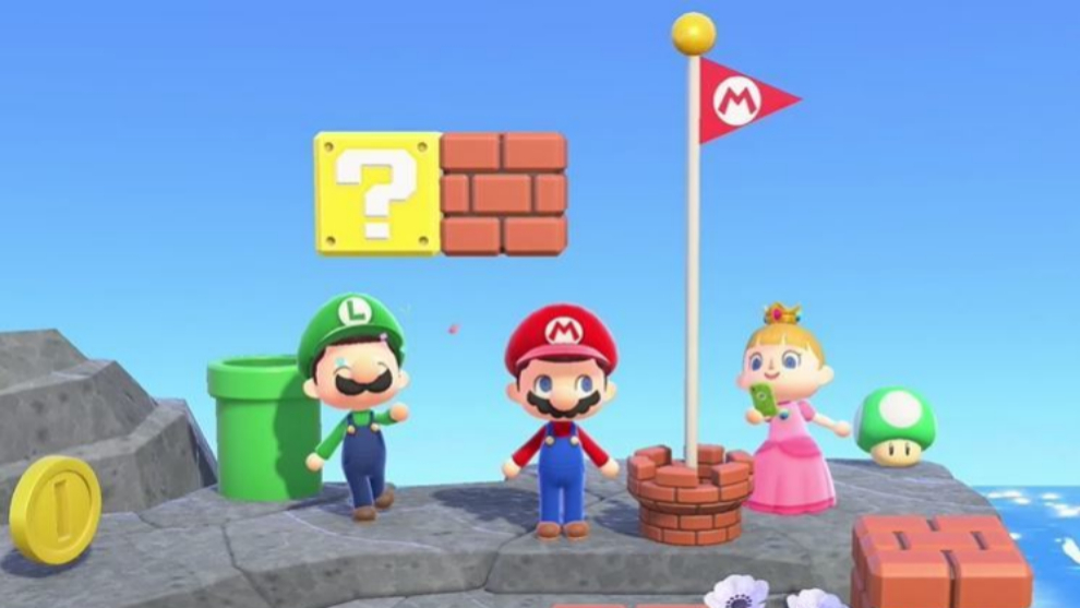 animal crossing super mario